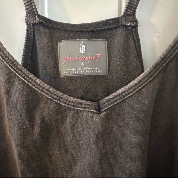 Hot Shot Onesie Charcoal Gray Relaxed Wide-Leg Jumpsuit - Picture 4 of 4